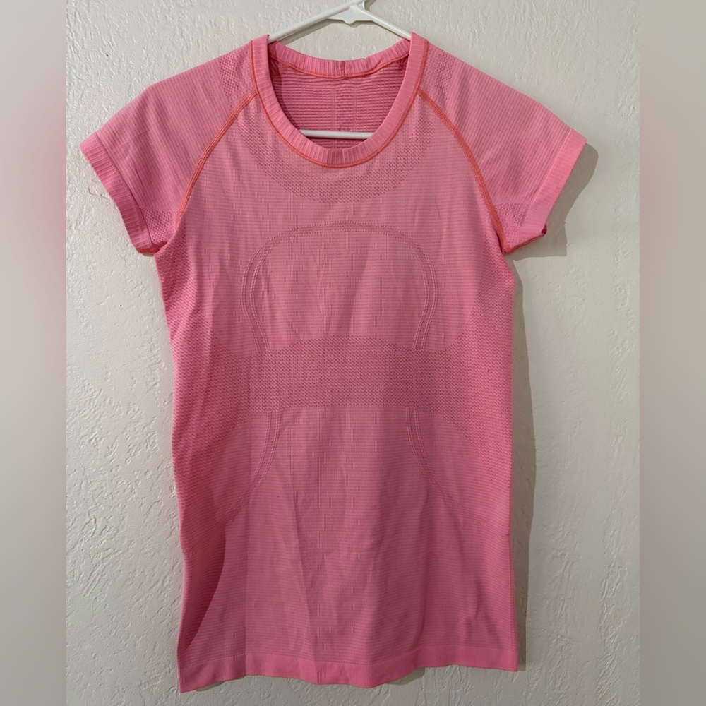 lululemon athletica Pink Short Sleeve Top